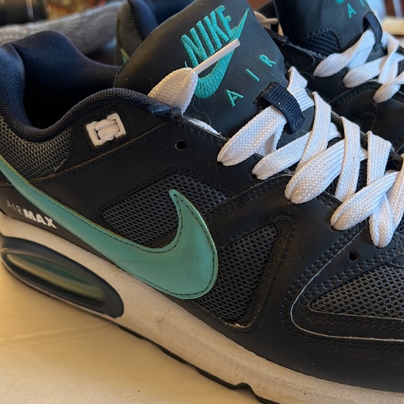 Nike AirMax Mens Blue Sneakers Size 11 1/2 - Picture 7 of 16